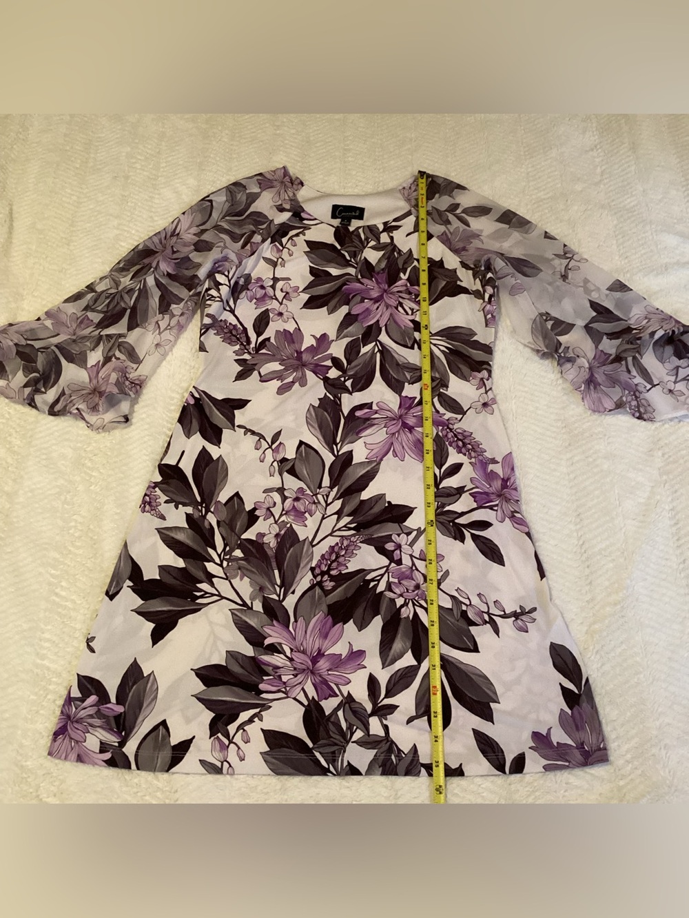 Women’s Beautiful Purple Flower Easter Style Connected Apparel Sz 6 Dress